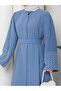 Stone-Embellished Sleeve Abaya Modest Wear Women's Ferace Dress - 5