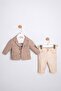 9-24 Months Prime Prince Baby Boy 3-Piece Set-Latte