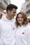 Valentine's Day Valentine's Day February 14 Love Puzzle Printed Hoodie Unisex Couple Combination 2-Piece Price
