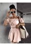 Women's Gipeli Blouse & Shorts Skirt Set Nsa-58075