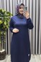 Women's Clothing Plus Size Slit Sleeves Elasticated Sports Solid Color Tunic - 4