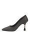 Black Stone Embellished Women's Evening Dress Shoes Pc-55010 Z - 2