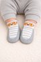 Çarık Socks, Genuine Leather, Baby Kids Booties, Non-Slip Sole