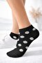 Economical Pack of 5 Daisy Patterned Women's Short Booties Socks Set - 3