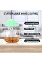 Cloud-shaped humidifier with 7 LED lights – efficient mist diffuser - 2