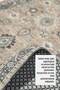 Retro Beige Gray Chenille Carpet Rug Runner Non-Slip Washable Kitchen Living Room Hallway - 5
