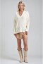 Shawl collar detailed standard knit sweater 1422 - 6