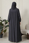 Women's Plus Size Square Neck Dress Seersucker Fabric - 6