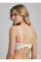 Women's Ecru V472461 Ales Closed Collar Unpadded Full Cup Lace Bustier - 3