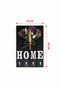 Homeflora Decorative Home Wooden Hall Organizer with Artificial Flower Detail and Keychain Hanger - 7