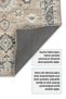 Retro Beige Gray Chenille Carpet Rug Runner Non-Slip Washable Kitchen Living Room Hallway - 4