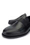 Men's Genuine Leather Black Leather Loafer Shoes - 3