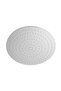 Spa Blue Rain Fixed Rain Shower Head - Stainless Steel with Anti-Clog Silicone Jets, High Pressure