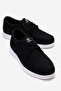 Saraçlı Linen Men's Shoes Black White