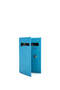 Men's Genuine Leather Blue Togo Card Holder - 2