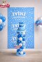 Simple and Stylish Pvc Column Stand with Balloons, Printed Backdrop, Birthday Party Set Decoration for Boys - 2