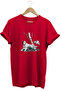 Hunting English Setter and Culluk Printed 100% Cotton Regular Fit Crew Neck T-Shirt