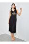 Women Waist Cincher Effect Mesh Insert Slip Dress