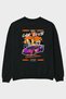 Araba Club Series 28 Back Printed Black Oversize Sweatshirt Men Women Unisex