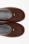 Babet 2604 - Bitter Brown Women's Babet with Oval Toe Accessory Detail - 4