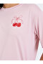 Women Pink Graphic Print T-Shirt - 4