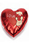 Premium Red Heart Cushion (45 cm) with Love Message - 2