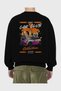 Araba Club Series 10 Back Printed Black Oversize Sweatshirt Men Women Unisex - 2