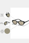 Porfo Pre Women's Black Frame Soft Glass Cat Eye Sunglasses |   Uv400 Protection - 6
