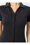 Women Studded Collar Shirt Maxi Dress - 4