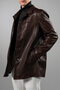 Men's Genuine Leather Whiskey Jumbo Coat - 2