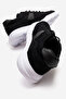 Linen Men's Shoes with Tied Straps; Black and White - 5