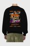 Araba Club Series 16 Back Printed Black Oversize Sweatshirt Men Women Unisex - 2