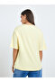Women Yellow Graphic Print Oversized T-Shirt - 4