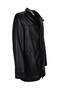 Men's Genuine Leather Black Jumbo Coat - 2