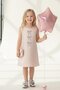 Girl's Satin Fabric Lined Dress with Bag