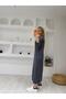 Modal Textured Long-Sleeved Dress - 3