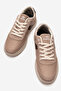 Linen Men's Shoes with Tied Straps; Beige - 5