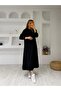 Modal Textured Long-Sleeved Dress - 3