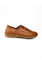 Z536 Tan Leather Casual Women's Shoes - 2