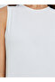 Women White Sleeveless Midi Dress - 3