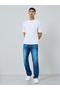 Men Oversized T-Shirt with Palm Tree Print - 2