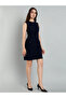 Women Navy Sleeveless Sheath Mini Dress - 3