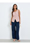 Women Pink Square Neck Waistcoat - 2