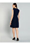 Women Navy Sleeveless Sheath Mini Dress - 5