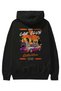 Araba Club Series 33 Back Printed Black Oversize Hooded Sweatshirt Men Women - 2