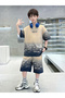 Boys Printed Short Sleeve T-Shirt and Shorts Set