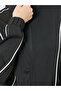Women Black Contour Piping Full Zip Jacket and and Flared Pants Set - 4