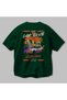 Araba Club Series 38 Back Printed Green Oversize T-Shirt 100% Cotton Men Women - 3
