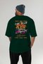 Araba Club Series 13 Back Printed Green Oversize T-Shirt 100% Cotton Men Women - 5