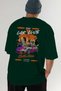 Araba Club Series 25 Back Printed Green Oversize T-Shirt 100% Cotton Men Women - 7